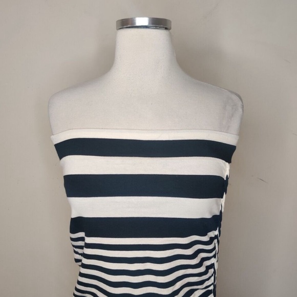 Free People Striped Ruched Tube Top - Picture 2 of 7